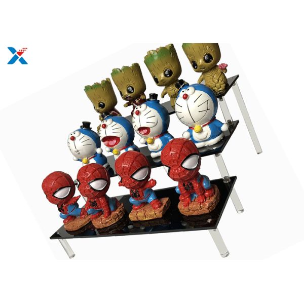 Clear Acrylic Jewelry Organizer / Three Layer Acrylic Makeup Organizer