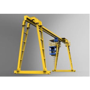MH Single Girder Gantry Crane Rail Outdoor Hoist Crane 10 Ton
