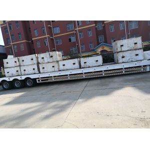 45-100 Tons Cargo Lowbed Heavy Equipment Semi Trailer with Heavy Mechanical