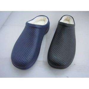 Winter Anti Slip Removable Fleece Lined Garden Clogs