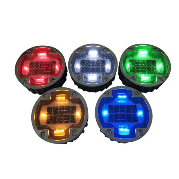 Buy Road Cone Sign Aluminum Solar LED Strobe Road Stud with Multiple Flashing Modes at wholesale prices