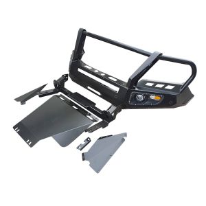 Quality Black Steel Winch Bull Bar Rear Bumper for Nissan Navara NP300 for High- and Affordable for sale