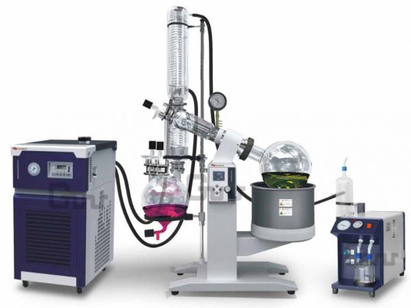 Buy 500ml/1L/2L/5L/10L/20L/50L lab crystallizer equipment rotary evaporator for sale at wholesale prices