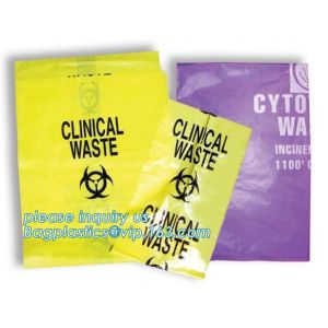 China Clinical waste bags, clinical medial bags, clinical biohazard waste diposal bags, autoclavable biohazardous bags, medial on sale