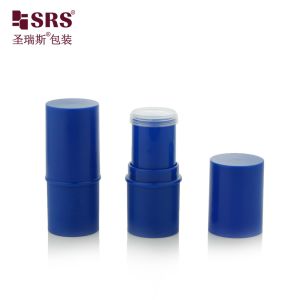D051 6g Frosted Plastic ABS Material Round Shape Stick Container Tube Top