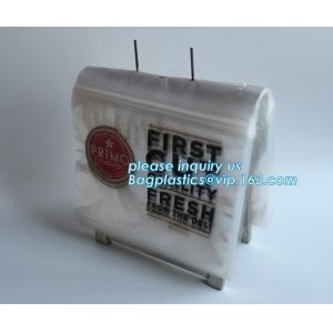 PE slider zipper saddle deli bag, Biodegradable Zip lockk saddle deli bag,