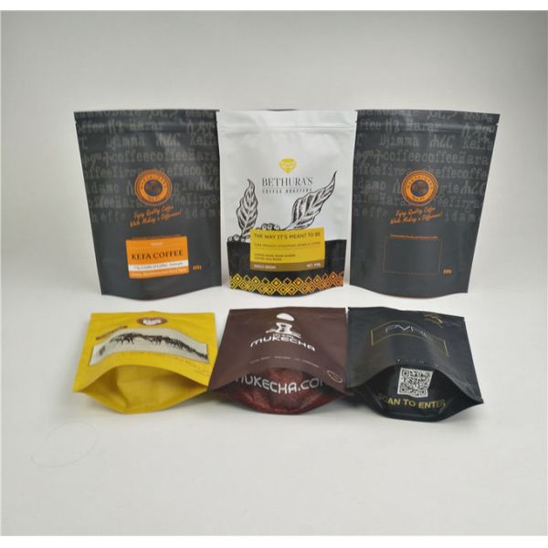 MOPP VMPET 250g 500g Coffee Beans Pouch With Valve