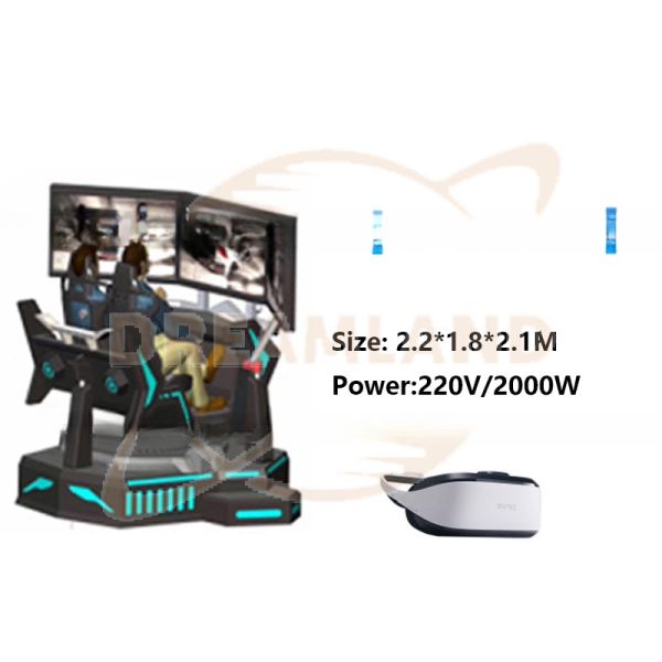 Original source guangzhou virtual reality equipment vr simulator roller coaster 9d vr for game center