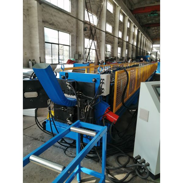 Color Steel Downspout Roll Forming Machine 0.8mm Square Rainspout Elbow 220