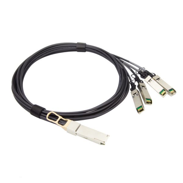 Buy 40G QSFP+ To 4×SFP+ AWG30 Passive Direct Attach Copper at wholesale prices