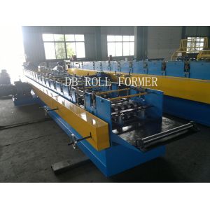 15rows Rollers / PLC vector inverter Gcr 15 Z purlin roll forming machine
