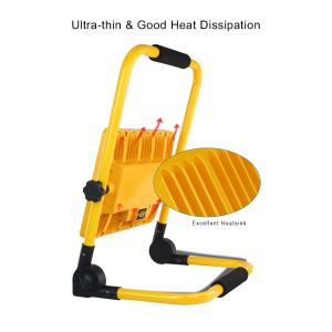 Wireless IP65 Waterproof Clamp 18V Foldable Led Work Light