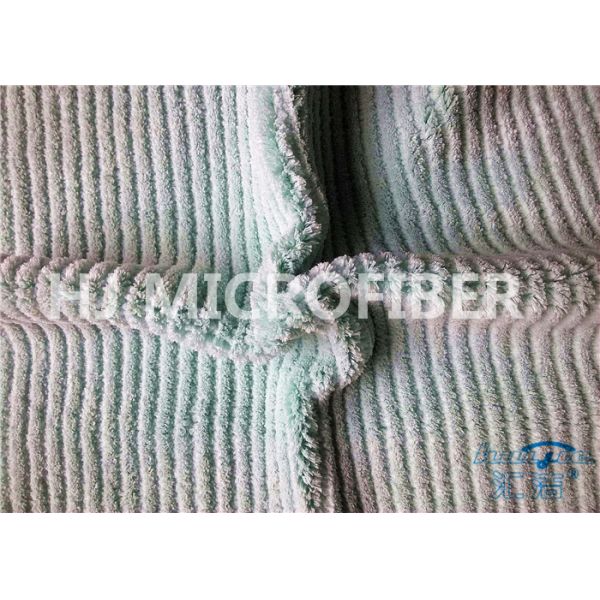 Microfiber Stripe Coral Fleece Cloth 100 Polyester Fabric For Micro Fiber Cloth