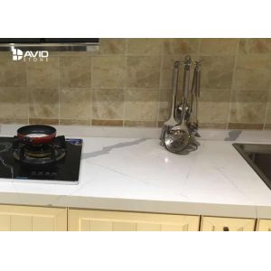 Kitchen Calatta Quartz Stone Countertops Bacteria Resistant Long Lasting