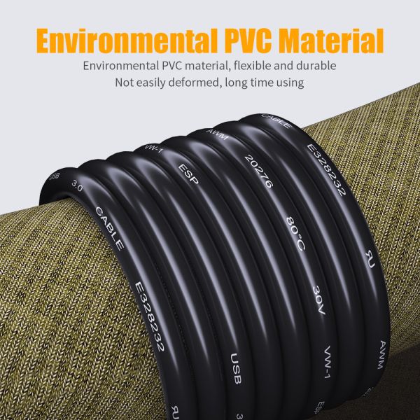 Essager 2021 USB Extension New Products Male to Male Data Cable USB3.0 for Data Transmission