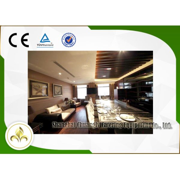 Teppanyaki Grill Table Basic Configuration , Stainless Steel Teppanyaki Plate Table