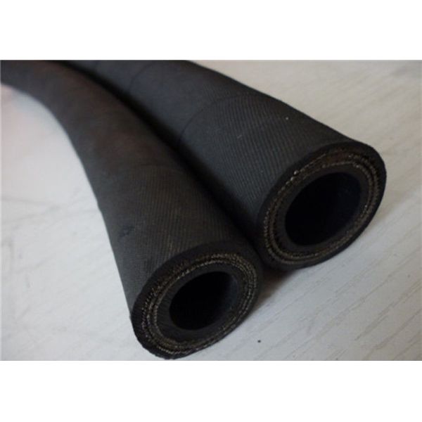 Buy Oil Water Hydraulic Rubber Hose / High Temperature Flexible Rubber Hose at wholesale prices