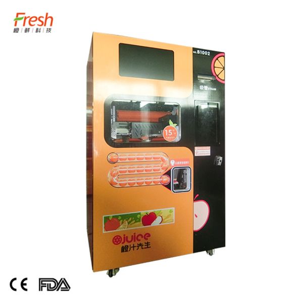 hot sale hospital white orange juice vending machines freshly squeezed orange