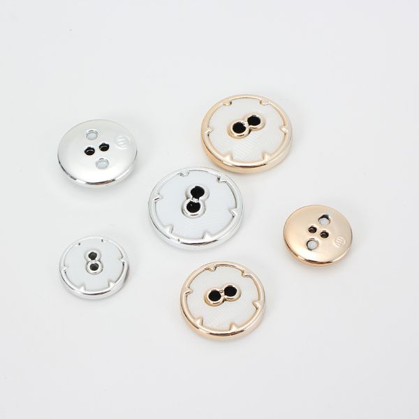 Wholesale Women Clothes Customize Fashion Big Plastic Abs Combined Button for Clothing Dyeable