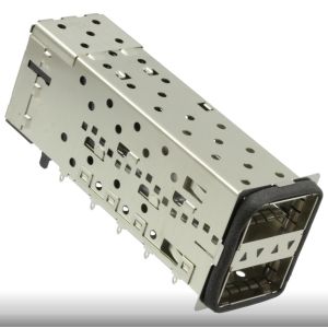 China 2085945-3 76 Position QSFP+ Optical Transceivers With Cage on sale