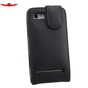 Quality Genuine Leather MOTO XT615 Flip Cases Magnetic Buckle Design Accurate Holes Dirtproof for sale
