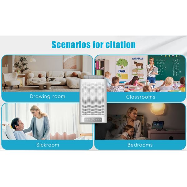 Household Pet Room Hepa Air Purifier Deodorizer Machine For Vaping Smell