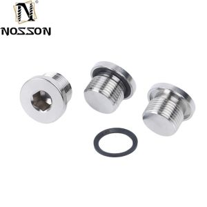 Quality Stainless Steel Pipe Plug DIN908 Hex Socket Head Screw Plugs Internal Drive Screw Plugs 10mm for sale
