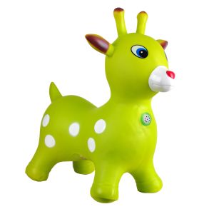 Inflatable 6 Inch Bouncy Giraffe Hopper Animals Anti Slipping