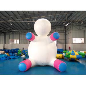 Anti - UV Material Standing Inflatable Unicorn Cartoon For Swimming Pool