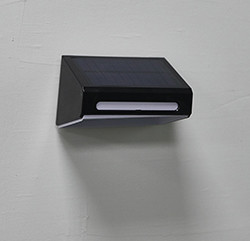 IP65 150MAH Waterproof Solar Fence Light Rechargeable ABS PC