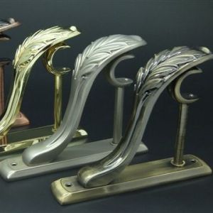 Double Curtain Rod Brackets