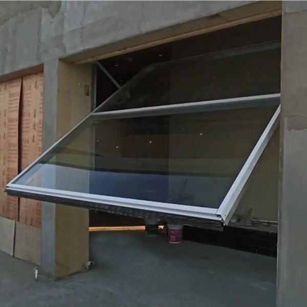 Buy Steel Frame Counterweight Tilt Up Glass Doors For Commercial Building at wholesale prices