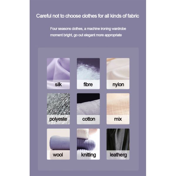 3 Levels Gears Mini Steamer Press for Clothes Rotatable Function Portable Electric Iron