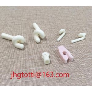 High Hardness Textile Al2O3 Alumina Ceramic Eyelets Wire Guide Parts