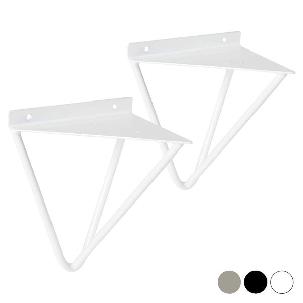 Shelf Bracket Pair of Prism Wall/Display Shelves DIY Shelf Concept with Screws and Now