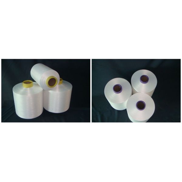 Breathable Sewing Dty Polyester Yarn , 200D/144F Polyester Dyed Yarn