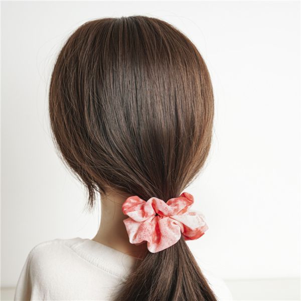 Spring/summer chiffon tie-dye hairband Headpiece cross-border decorative hair bands intestine hairband for women