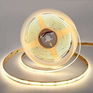 300LED COB LED Strip Light with 800lm 8mm PCB Width 24V 12V 2700K 3000K 4000K
