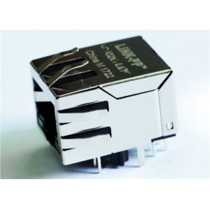 Quality ARJC02-111008B RJ45 Single Port 10/100 Base-Tx Tap Down RJ45 with LED for sale