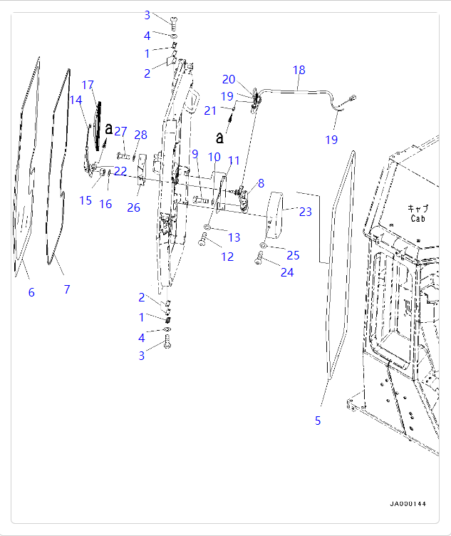12Y-978-2441 12Y9782441 Wiper Motor Fit KOMATSU Bulldozer D155A D155AX D31EX D31PX D37EX
