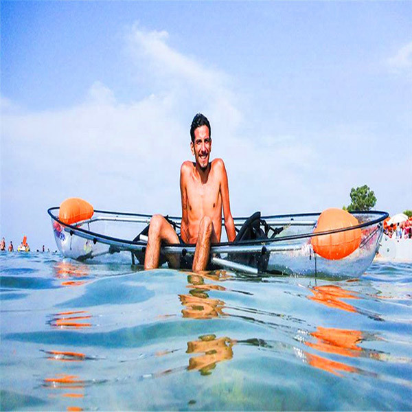 Buy Smooth Surface Fishing Paddle Boat , 6MM Thickness Ultralight Tandem Canoe at wholesale prices