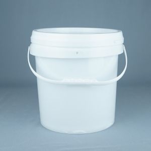 10L Round Plastic Packaging Container With Lid And Handle
