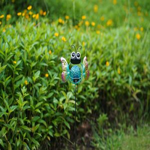 Lighting Insect Solar Garden Ornament Waterproof Plug In Decoration