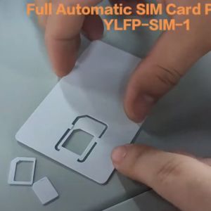 Full Automatic SIM Card Puncher 2FF 3FF 4FF GSM One Chip Card Cutter YLFP-SIM-1