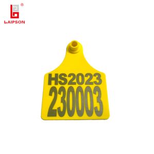 100mm Large Size Visual Tpu Marked Identification Ear Tag With Printing Numbers