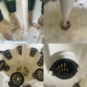 Hydroponic Growing System Tower For Vegetables Strawberry Balcony Soilless