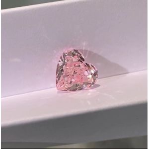 Eco Synthetic Heart Shape Lab Grown Pink Diamonds 2.53ct IGI Certificated