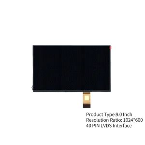 1024x600 Resolution IPS TFT Panel 500nits LVDS Screen 9 Inch