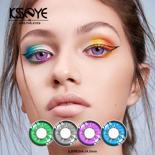 Buy ISO13485 Safe Colored Cosplay Contact Lens 14.5mm For Halloween at wholesale prices