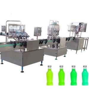 Easy Operate Carbonated Beverage Filling Machine / Soda Water Filling Machine